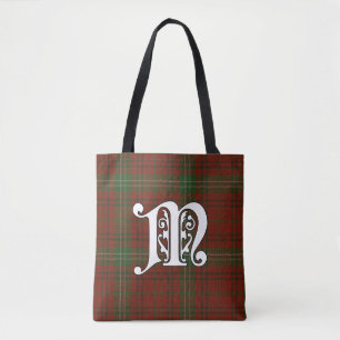 Bolsa Tote Morrison Clan Tartan Monograma