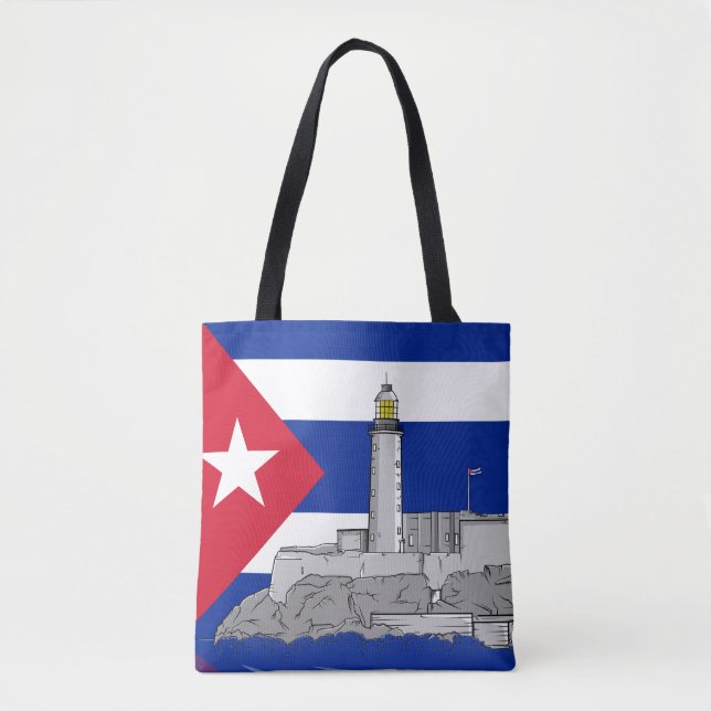 Bolsa Tote Morro Castle em Havana (Frente)