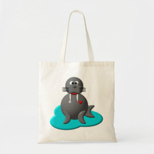 Bolsa Tote Morsa cúbica em água