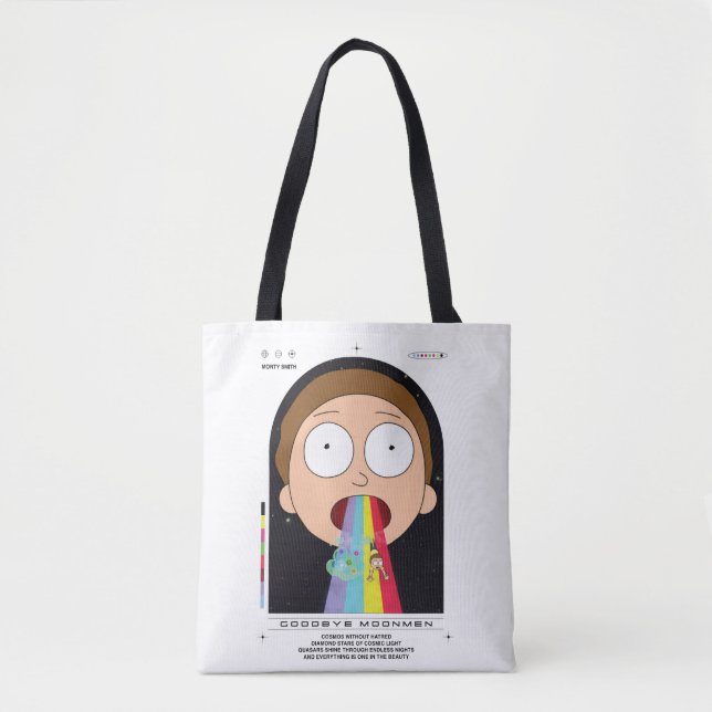 Bolsa Tote Morty Goodbye Moonmen Citação Gráfica (Frente)