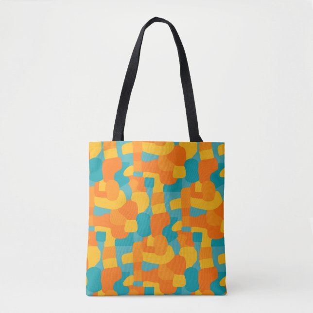 Bolsa Tote Mosaico abstrato Shapes 310722 (Frente)
