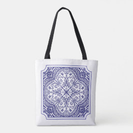 Bolsa Tote Mosaico mediterrânico
