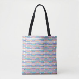 Bolsa Tote Mosaico Pastel Bricks