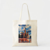 Moscou Rússia Viagem Art Vintage
