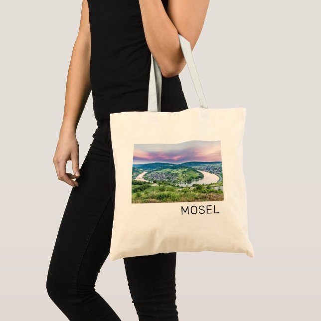 Bolsa Tote Moselle Loop Sunset Kroev Panorama Alemanha (Frente (produto))
