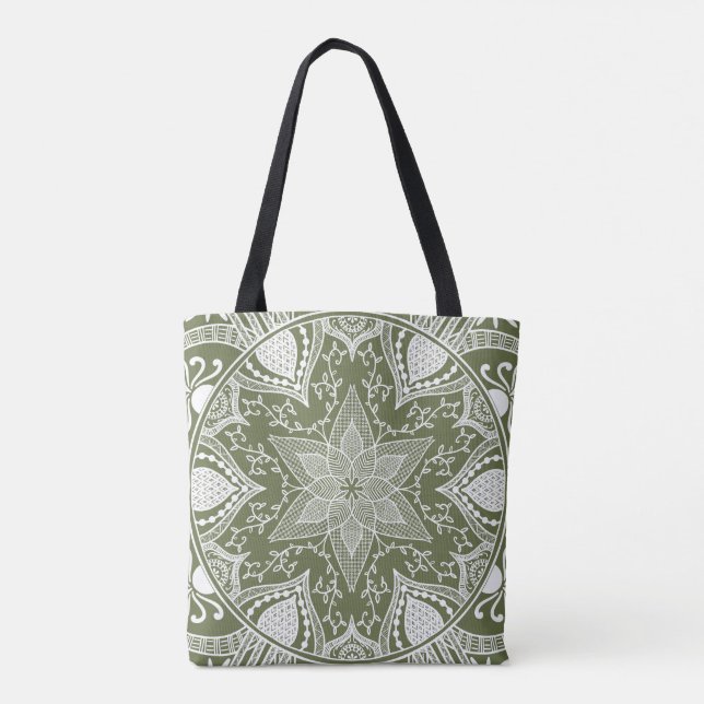 Bolsa Tote Moss Mandala (Verso)
