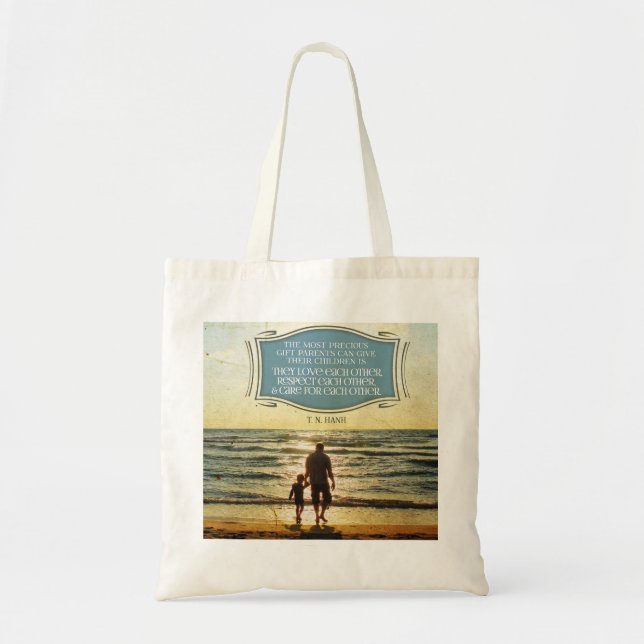 Bolsa Tote Most Precious Gift Parents Can Give (Frente)