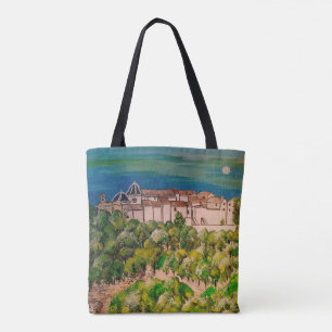 Bolsa Tote Mosteiro de São Miguel Pintura por Alfred Fox