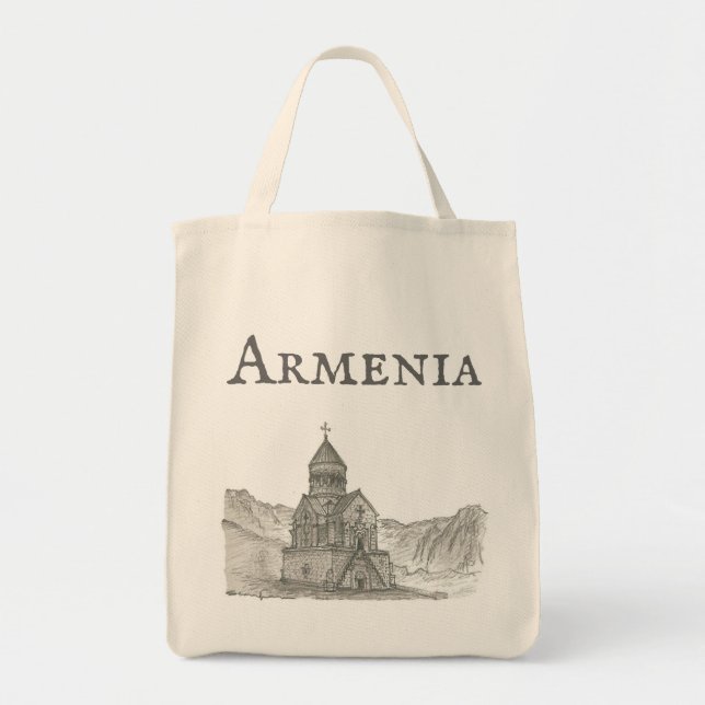 Bolsa Tote Mosteiro Noravank, Armênia (Frente)