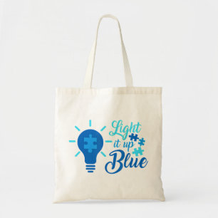 Bolsa Tote Mostrar Suporte Para Aceitação De Autismo Com Es