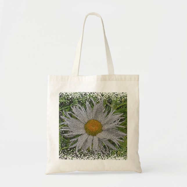 Bolsa Tote Mostre-me uma Margarida #1 (Frente)
