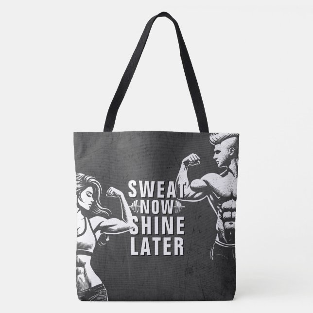 Bolsa Tote Motivação de criação de bases de cálculo do Gym de (Frente)