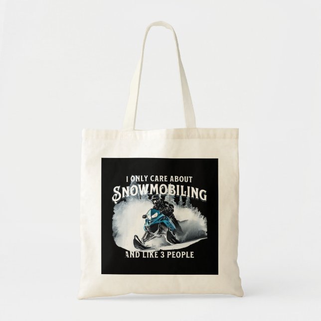 Bolsa Tote Motoneve divertida Motoneve  (Frente)