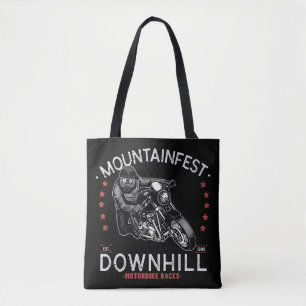 Bolsa Tote Motor Gráfico de Corrida de Motocicletas de Descid