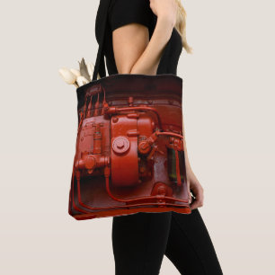 Bolsa Tote Motor vermelho do trator