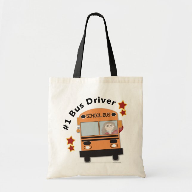 Bolsa Tote Motorista de auto escolar #1 (Frente)