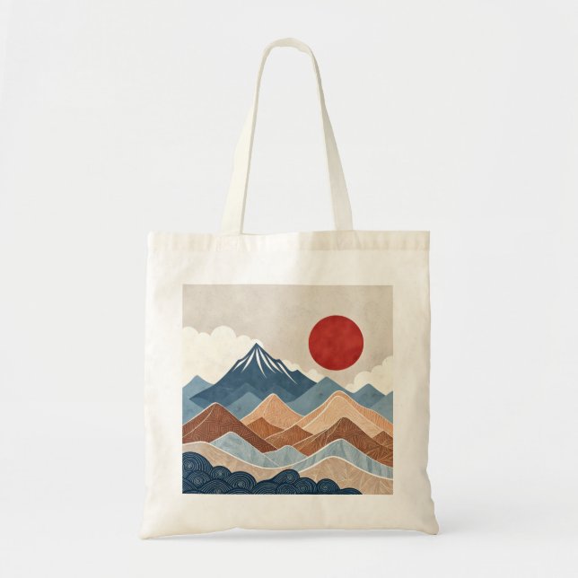 Bolsa Tote Mountains Sunset Beauty (Frente)