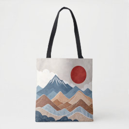 Bolsa Tote Mountains Sunset Beauty