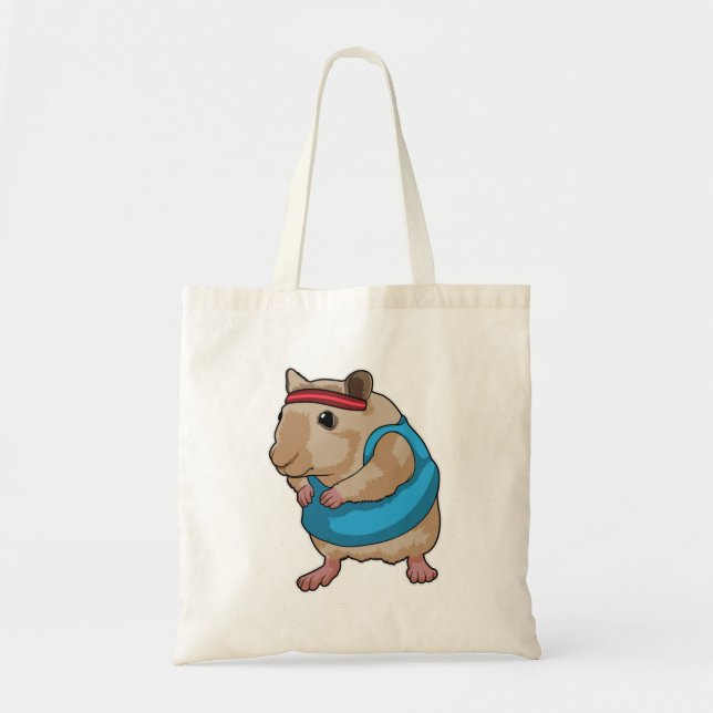 Bolsa Tote Mouse como Runner com banda de ouvido (Frente)