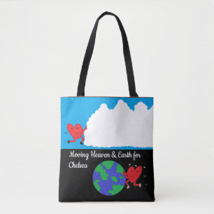 Bolsa Tote Movendo o Céu e a Terra