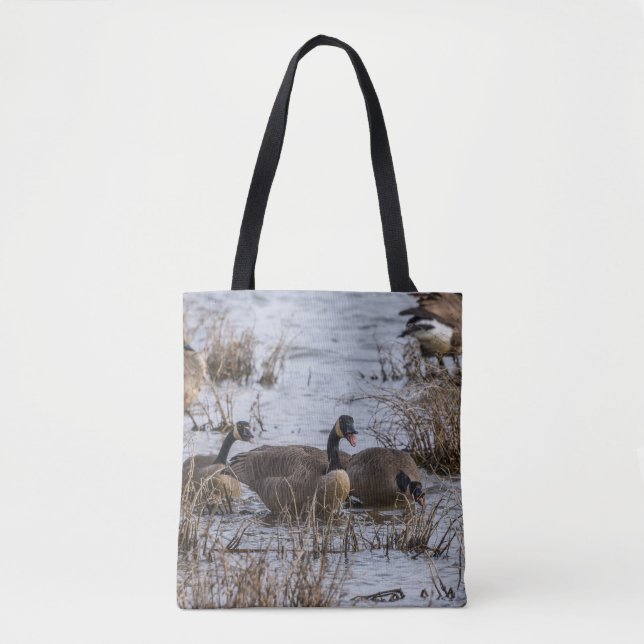 Bolsa Tote Movendo-se para Dentro (Frente)
