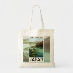Bolsa Tote Mt Fuji Japão Poster de viagens Vintage Art
