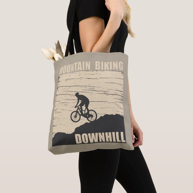 Bolsa Tote MTB Downhill Bicicleta de Montanha (Close Up)