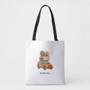 Bolsa Tote Mudança Personalizada para a Faculdade no Dia de C