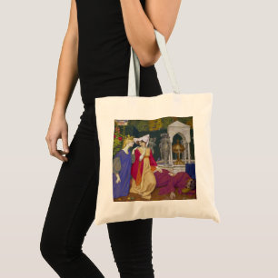 Bolsa Tote Mudando a Carta 1908 por Joseph Edward Southall