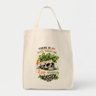 Bolsa Tote Muitas Plantas Nunca São Suficientes Caveira Plant