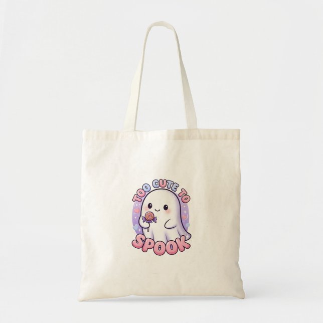 Bolsa Tote Muito Bonito Para Falar Um Fantasma Ghost (Frente)