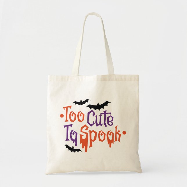 Bolsa Tote Muito bonito para o Dia das Bruxas (Frente)