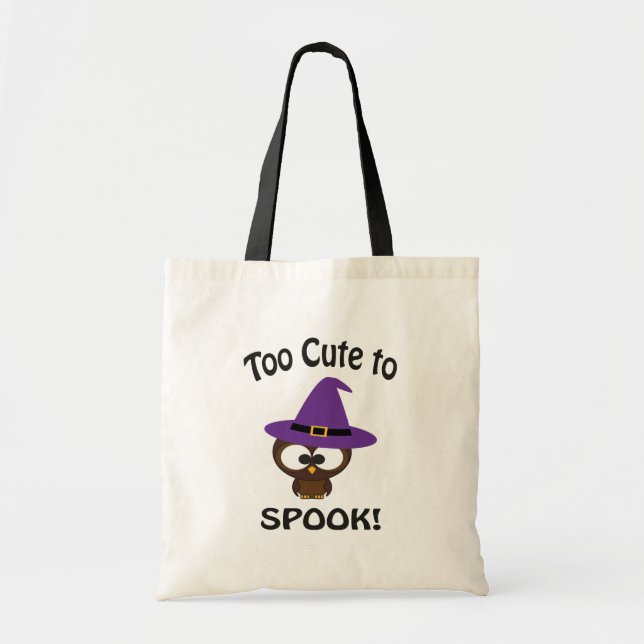 Bolsa Tote Muito bonito para Spook! Owl Witch (Frente)