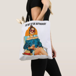 Bolsa Tote Muito Quente Para Ser Incomodado Com O Design De V