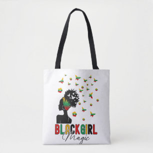 Bolsa Tote Mulher Afro Mágica Negra