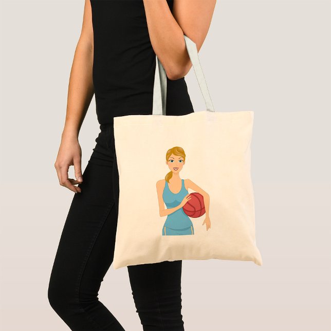 Bolsa Tote Mulher Basketballer Tote Bag (Criador carregado)