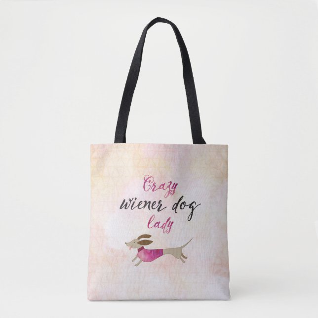 Bolsa Tote Mulher-Cachorro-Louca (Frente)