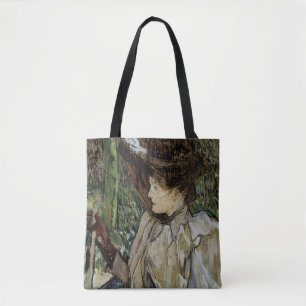 Bolsa Tote Mulher com as luvas por Toulouse-Lautrec