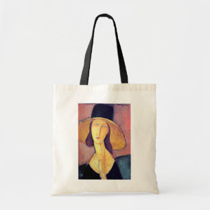 Bolsa Tote Mulher com chapéu grande, Modigliani
