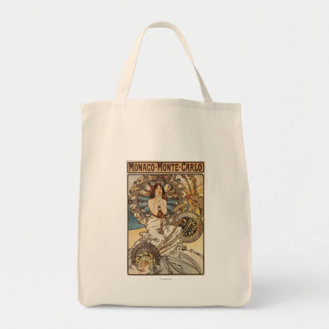 Bolsa Tote Mulher com Penas - Poster de viagens ferroviário P (Frente)