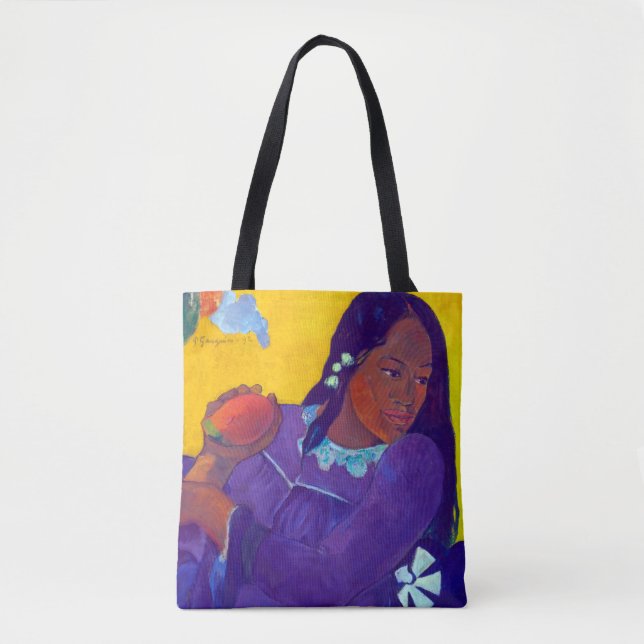 Bolsa Tote Mulher com um Manga, Gauguin (Frente)