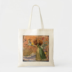 Bolsa Tote Mulher de Capricórnio Cabra Caprichosa Diversão