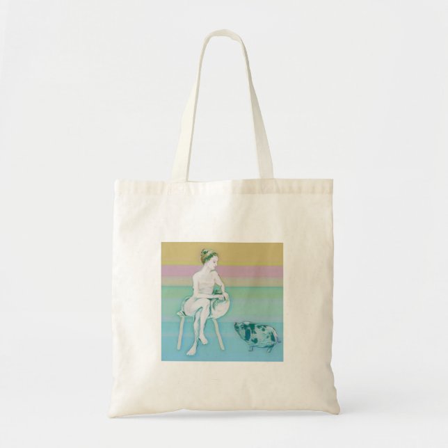 Bolsa Tote Mulher e Porco (Frente)