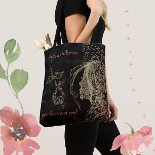 Bolsa Tote mulher e rosa