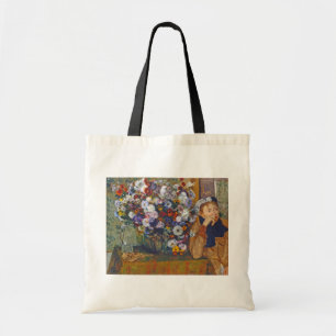 Bolsa Tote Mulher e vase das flores, Edgar Degas