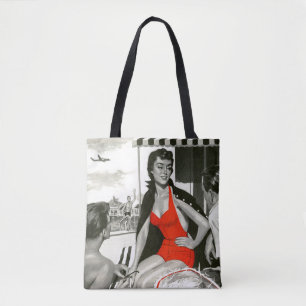 Bolsa Tote Mulher encarnado