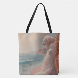 Bolsa Tote Mulher etérea na praia de Dreamy