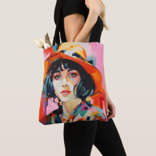 Bolsa Tote Mulher Fauvism no Chapéu