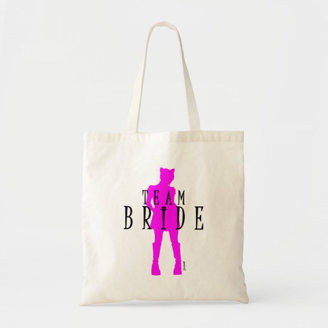 Bolsa Tote Mulher Gata do Casamento da Noiva da Equipe, VIMAG (Frente)