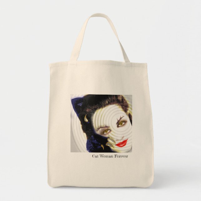 Bolsa Tote Mulher Gato (Frente)
